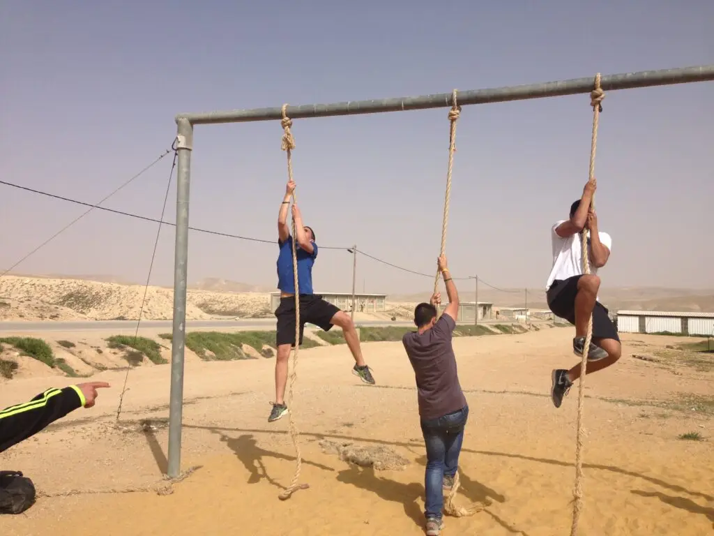 פעילות מכשולים בשטח פתוח, תרגול חוסן והתמודדות